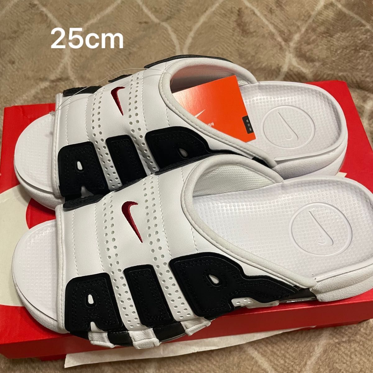 新品】25cm NIKE AIR モアテン サンダル Uptempo 白｜Yahoo!フリマ（旧