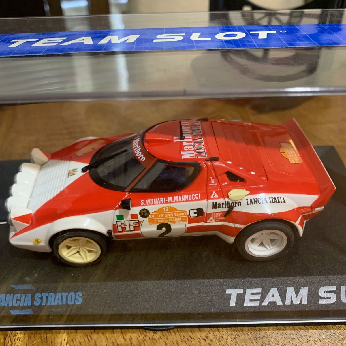 未開封新品 TEAM SLOT LANCIA STRATOS RALLYE SANREMO '74 1/32 slot car スロットカー ランチャ ストラトス チースロ