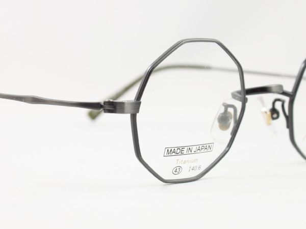 John Lennon ジョンレノン 日本製メガネフレーム JL-1087-4 十角形 丸メガネ 度付きレンズ可 近視 老眼鏡 遠近両用 伊達メガネ サングラス_画像4