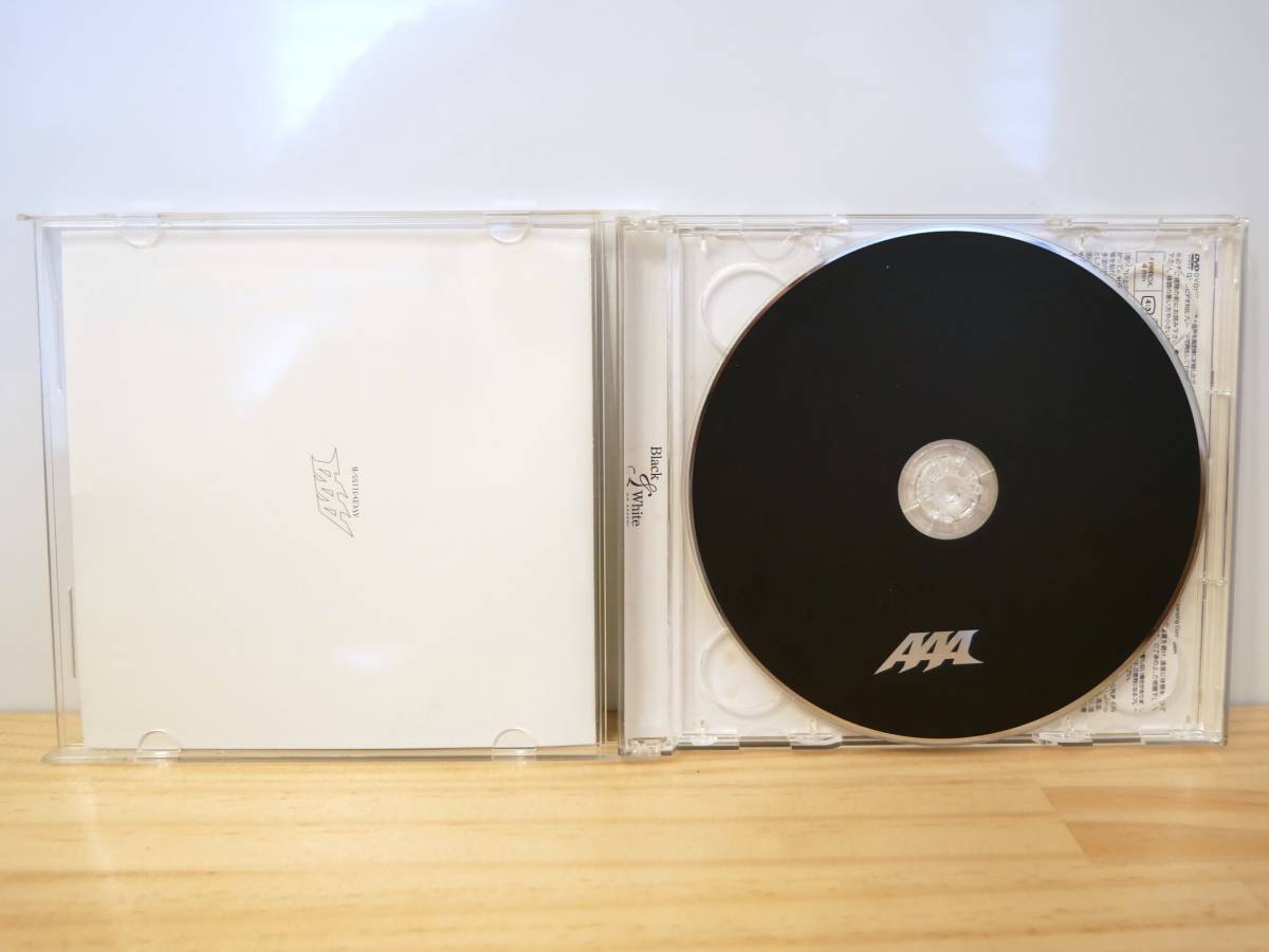 ■CD/マキシシングル◇AAA トリプル・エー☆Black&White ブラック・アンド・ホワイト【帯付き】■_画像4