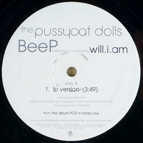 ■The Pussycat Dolls｜BeeP featuring Will I Am＜12' 2006年 US盤＞_画像5