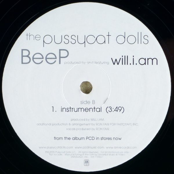 ■The Pussycat Dolls｜BeeP featuring Will I Am＜12' 2006年 US盤＞_画像6