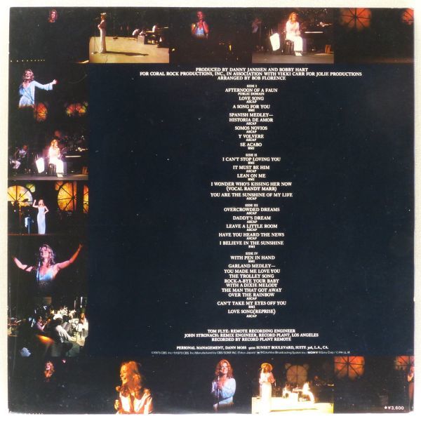 ■ヴィッキー・カー(Vikki Carr)｜グリーク・シアターのヴィッキー・カー(Live At The Greek Theatre) ＜LP2枚組 1973年 日本盤＞ライブ盤_画像2