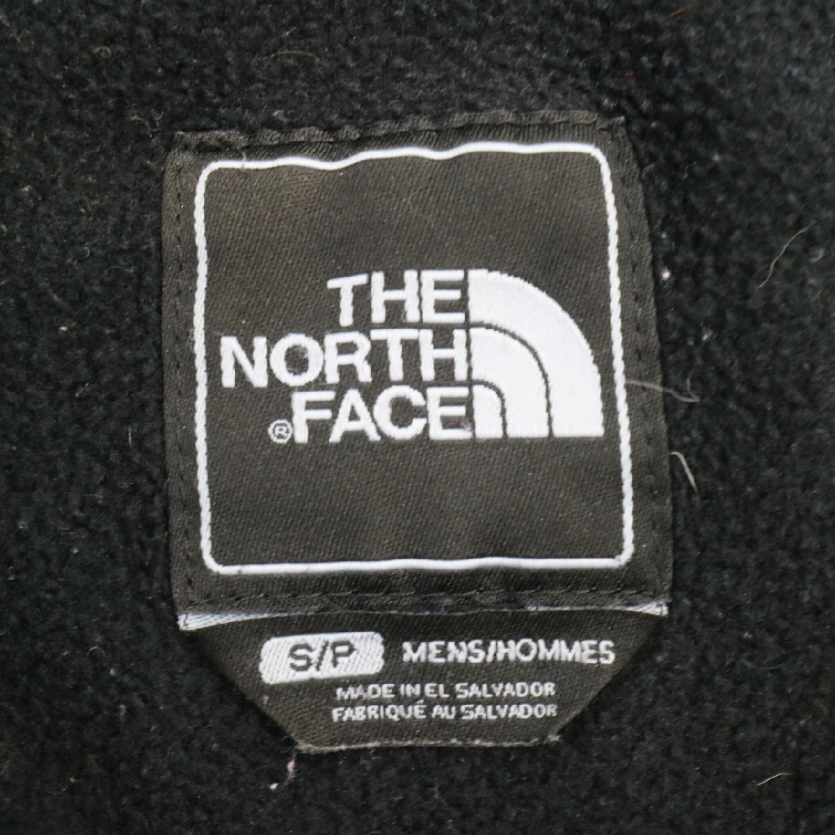 THE NORTH FACE ノースフェイス デナリ フリースジャケット アウトドア キャンプ ブラック ( メンズ S ) 中古 古着 N3166_画像10
