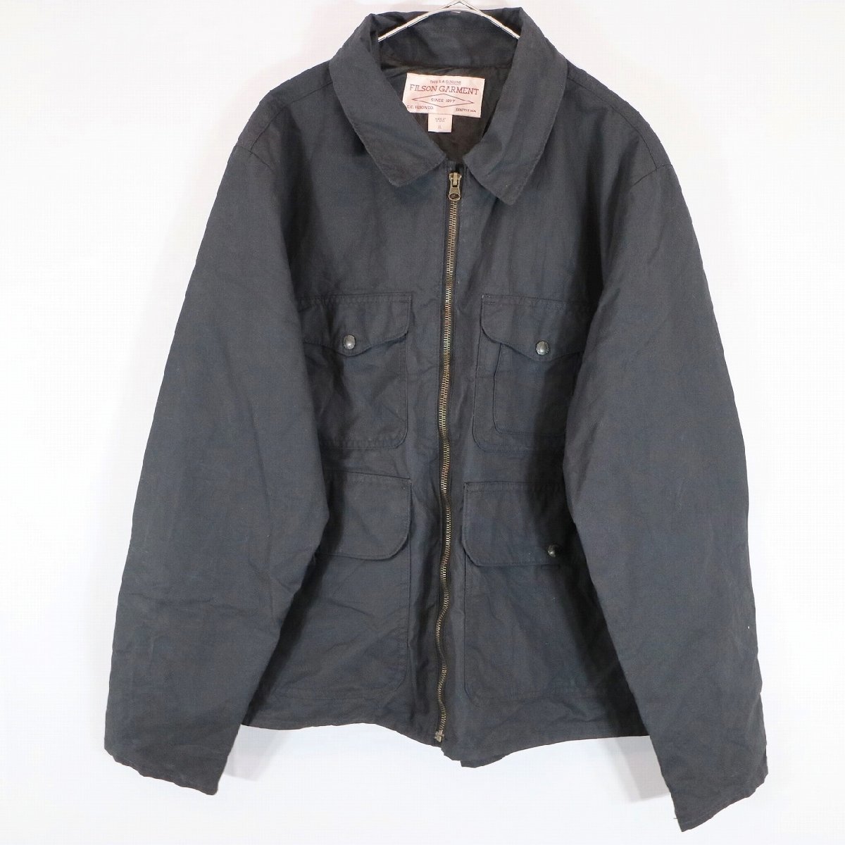 経典ブランド FILSON GARMENT N3194 古着 中古 ) XL メンズ ( ブラック