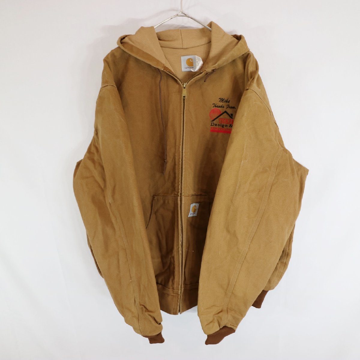 華麗 80s Carhartt N4194 古着 中古 ) 2XL メンズ ( ブラウン ダック