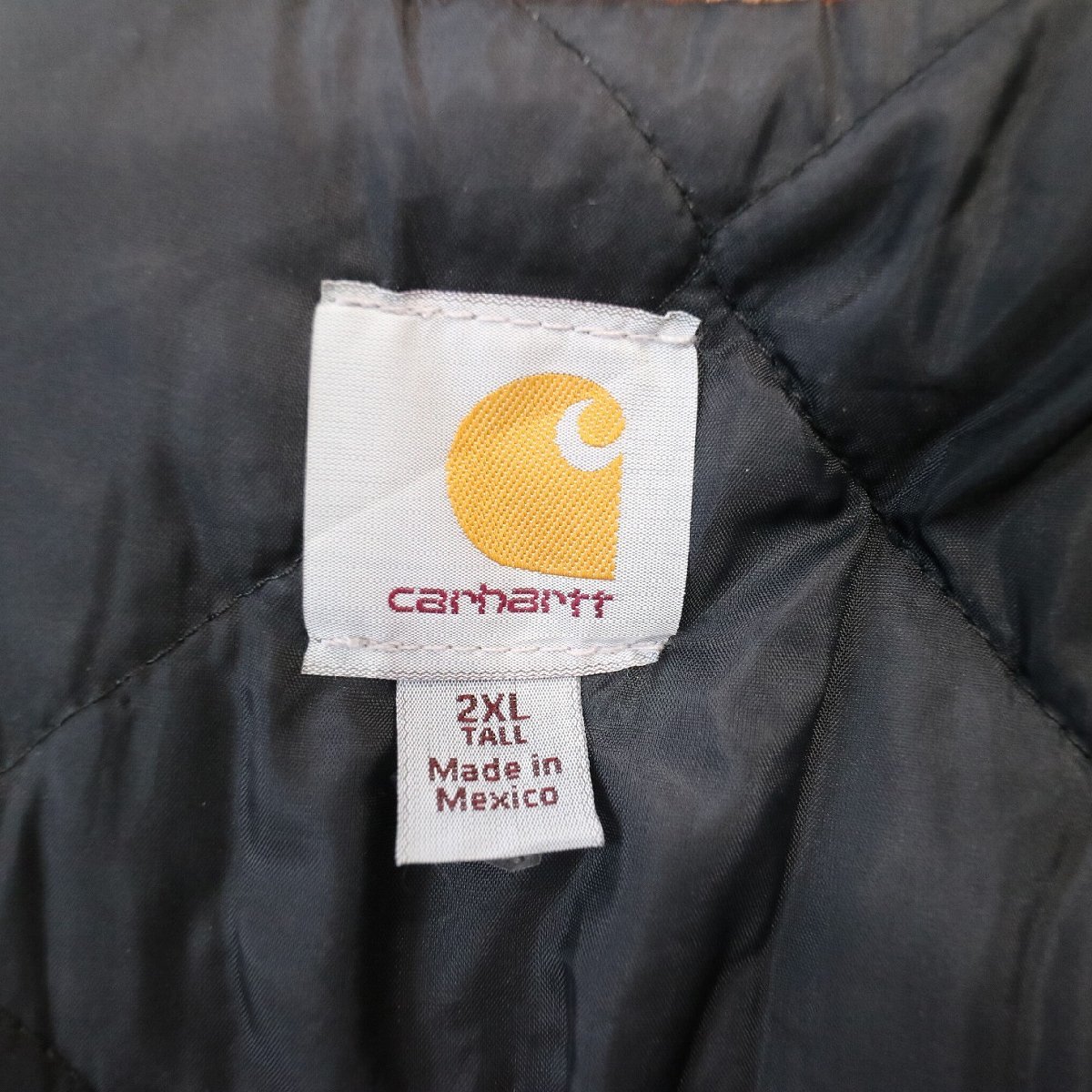 Carhartt カーハート トラディショナルコート ワークジャケット ワークウェア ダック生地 ブラウン ( メンズ 2ＸＬ ) 中古 古着 N4055_画像10