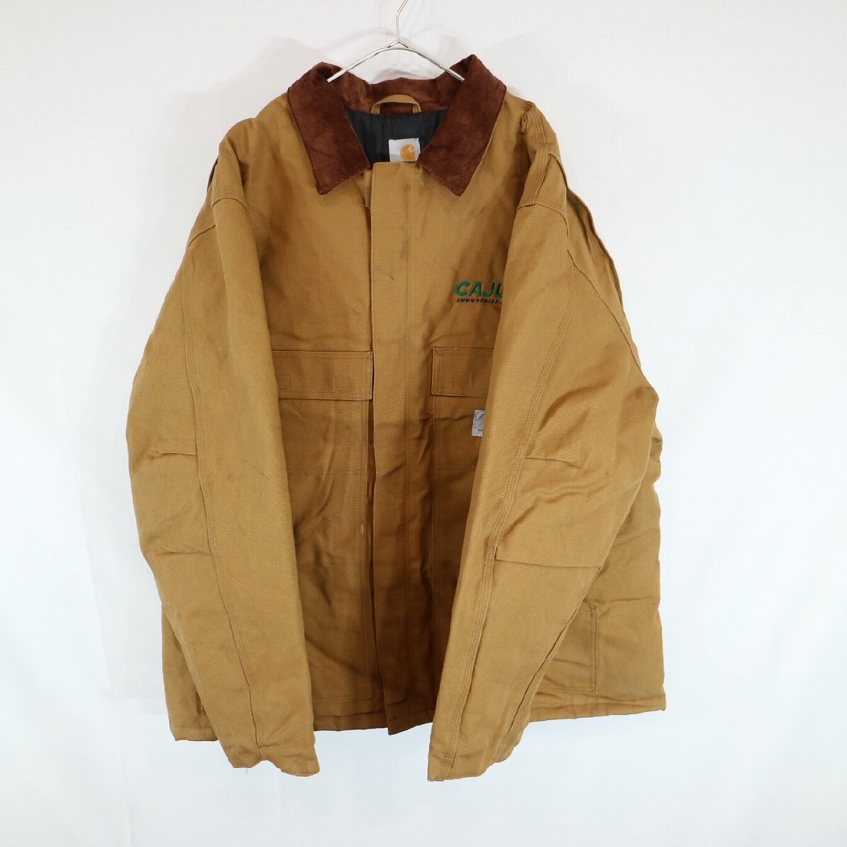 定番 Carhartt N4055 古着 中古 ) 2ＸＬ メンズ ( ブラウン ダック生地