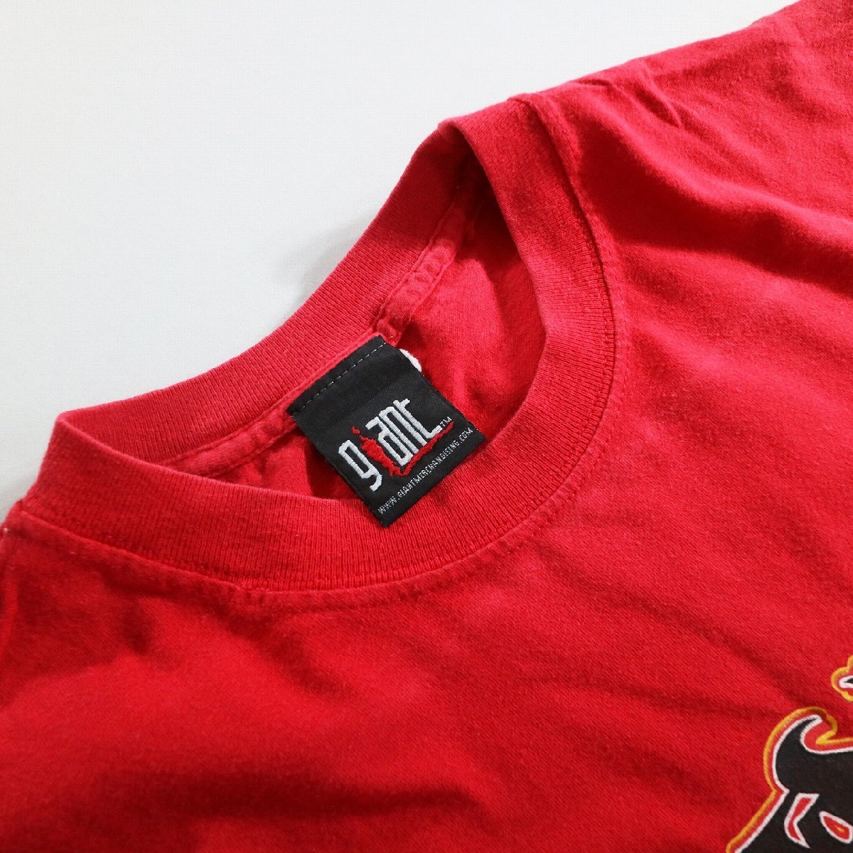 【SALE】F□00年代 Limp Bizkit リンプビズキット バンド プリント Tシャツ レッド 赤色 (Sサイズ相当) 中古 古着 k7237_画像5