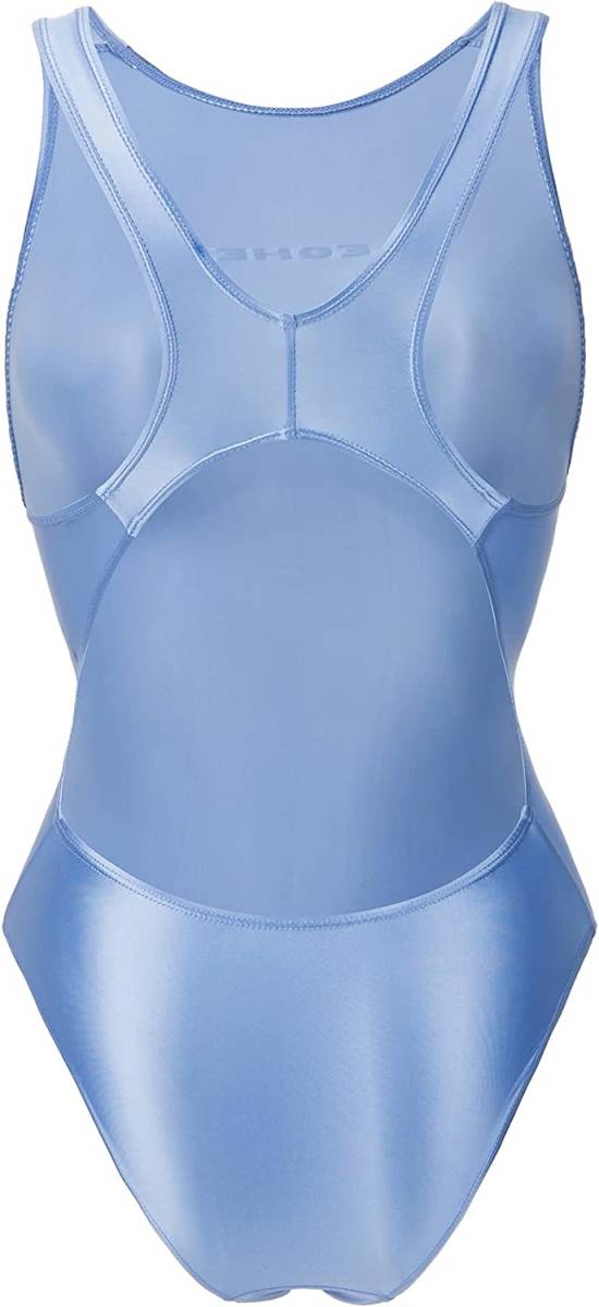 * postage included *JG-A new commodity! latter term model XL size new Logos kai blue LEOHEX super lustre .... cosplay high leg full back swimsuit 
