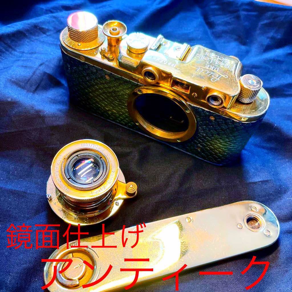 セール】 コピーライカ GOLD ライカ バルナック 鏡面仕上げ Leica 動作