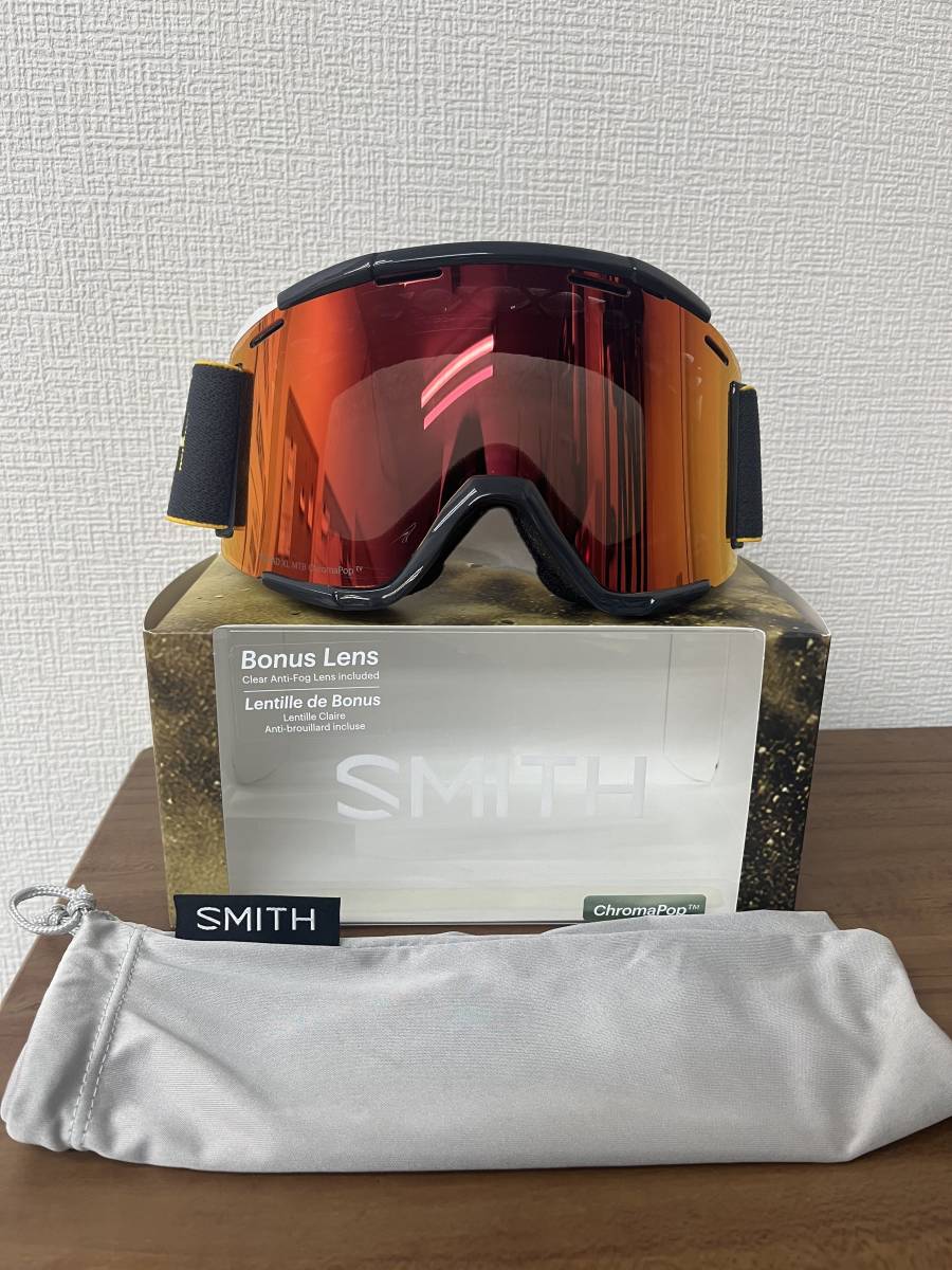 SMITH Squad XL MTB SLATE/FOOL'S GOLD(CP-Everyday Red Mirror&Clear