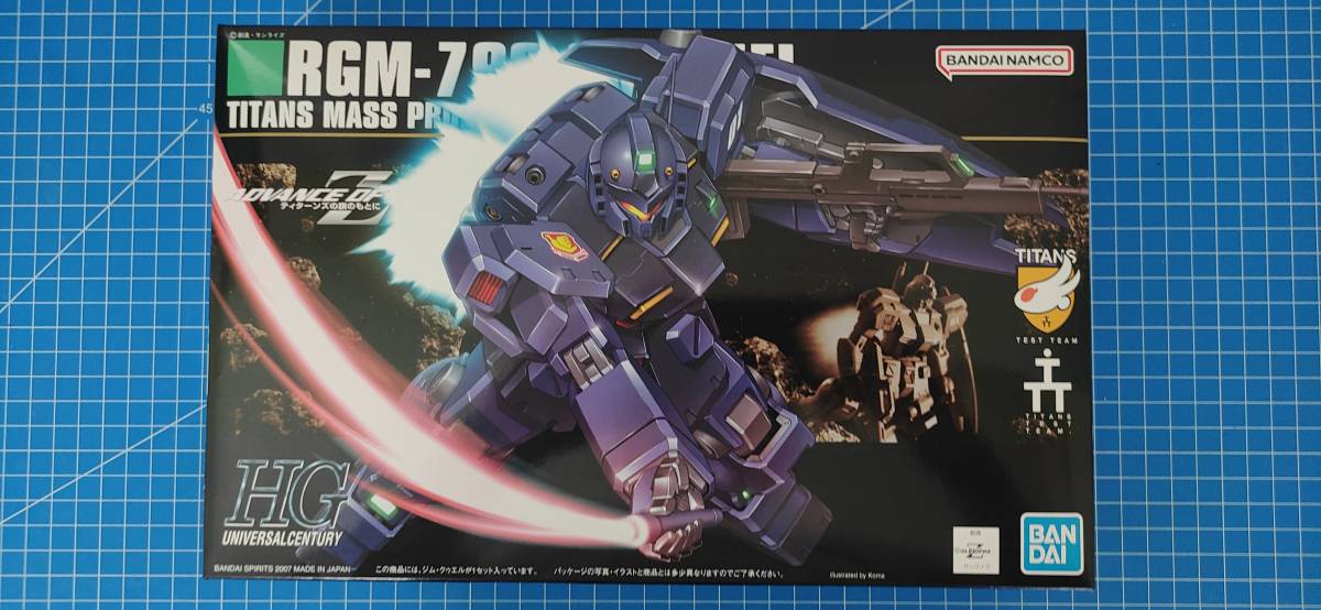 【未組立】BANDAI HGUC 1/144 RGM-79Q ジム・クゥエル_画像1