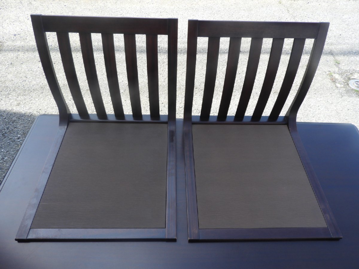 天童木工 Tendo 高級 座卓テーブル 座椅子2台 セット 和モダン 千葉県
