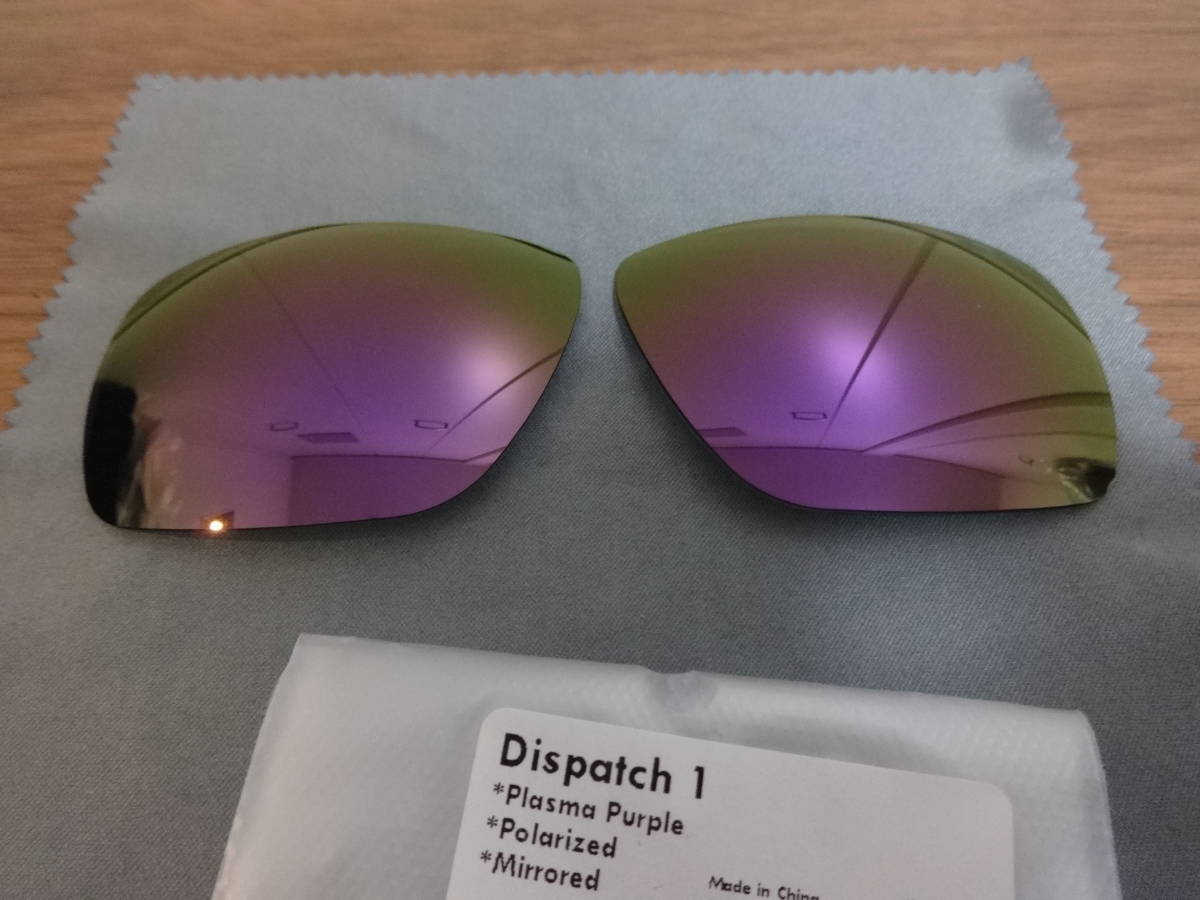 処分価格！★オークリー ディスパッチ １用 カスタム偏光レンズ PURPLE Polarized 新品　Oakley Dispatch １ Sunglasses