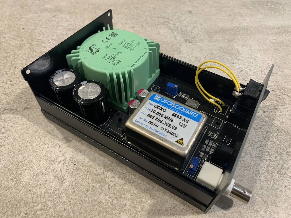 トロイダルコアトランス 電源式 OCXO マスタークロック ダブル トロイダルコアトランス 電源式 OCXO マスタークロック ダブル