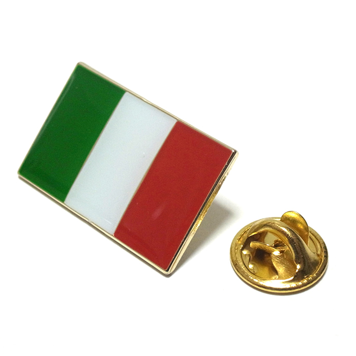 ラペルピン★ピンズ　イタリア　Italy　トリコローレ　国旗　フラッグ　25×16 mm　pin-1286_画像2