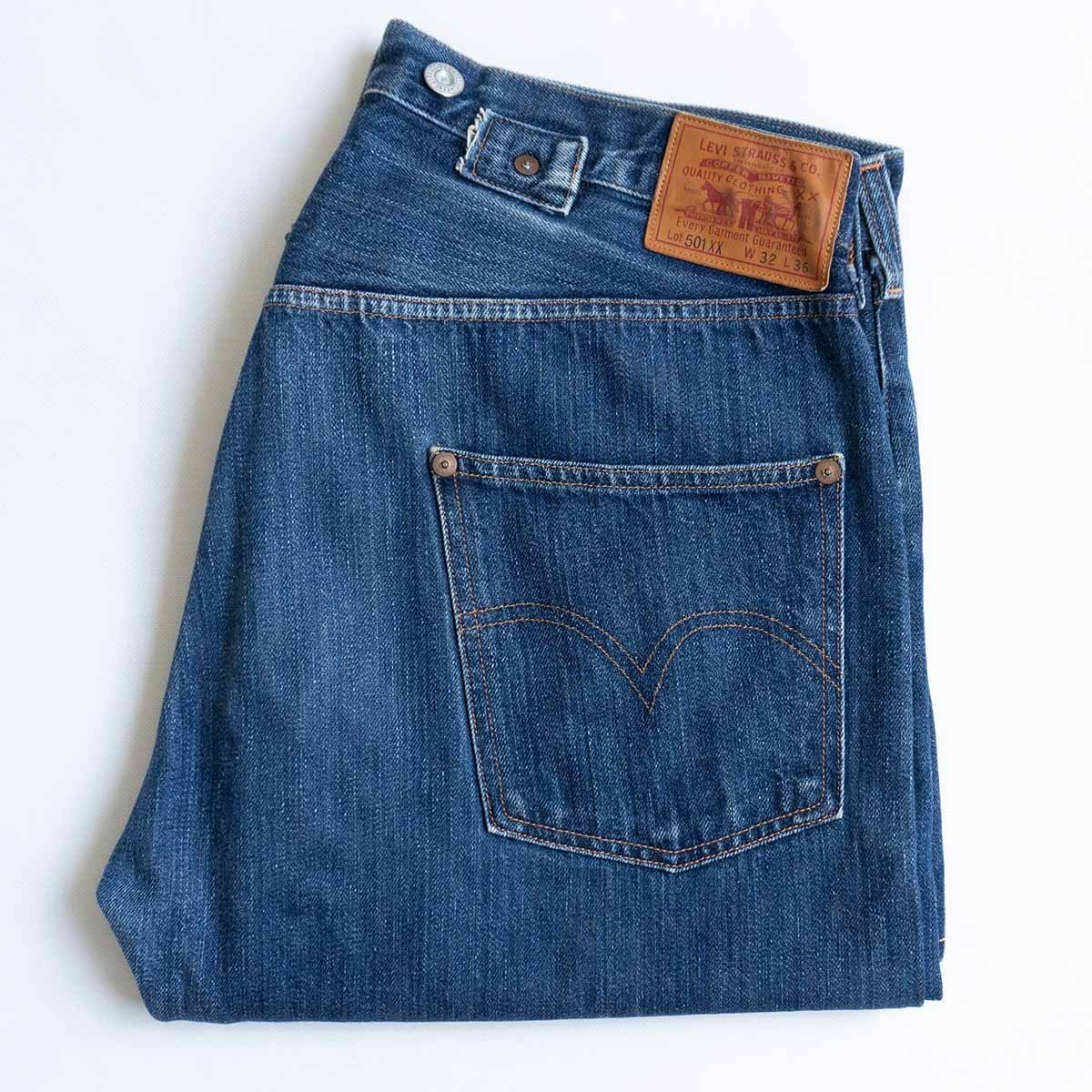 【アメリカ製】 LEVI'S VINTAGE CLOTHING【 1922年モデル /501XX デニムパンツ 】32×36 コーンデニム インディゴ y2307021