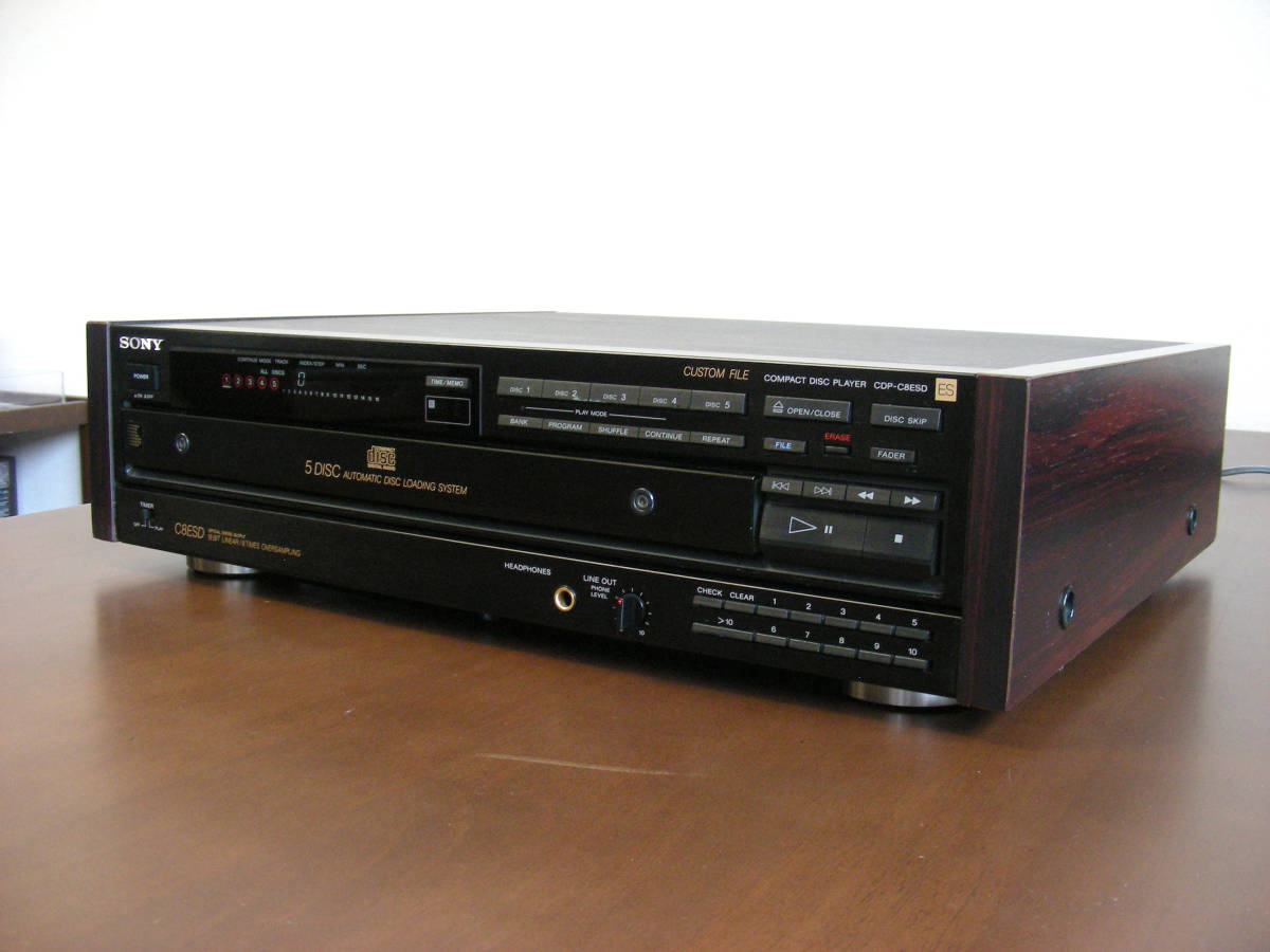 [罕見！美國型號] SONY CDP-C8 ESD 5片換碟機CD播放器 原文:【希少！USモデル】SONY CDP-C8ESD 5枚チェンジャー CDプレーヤー