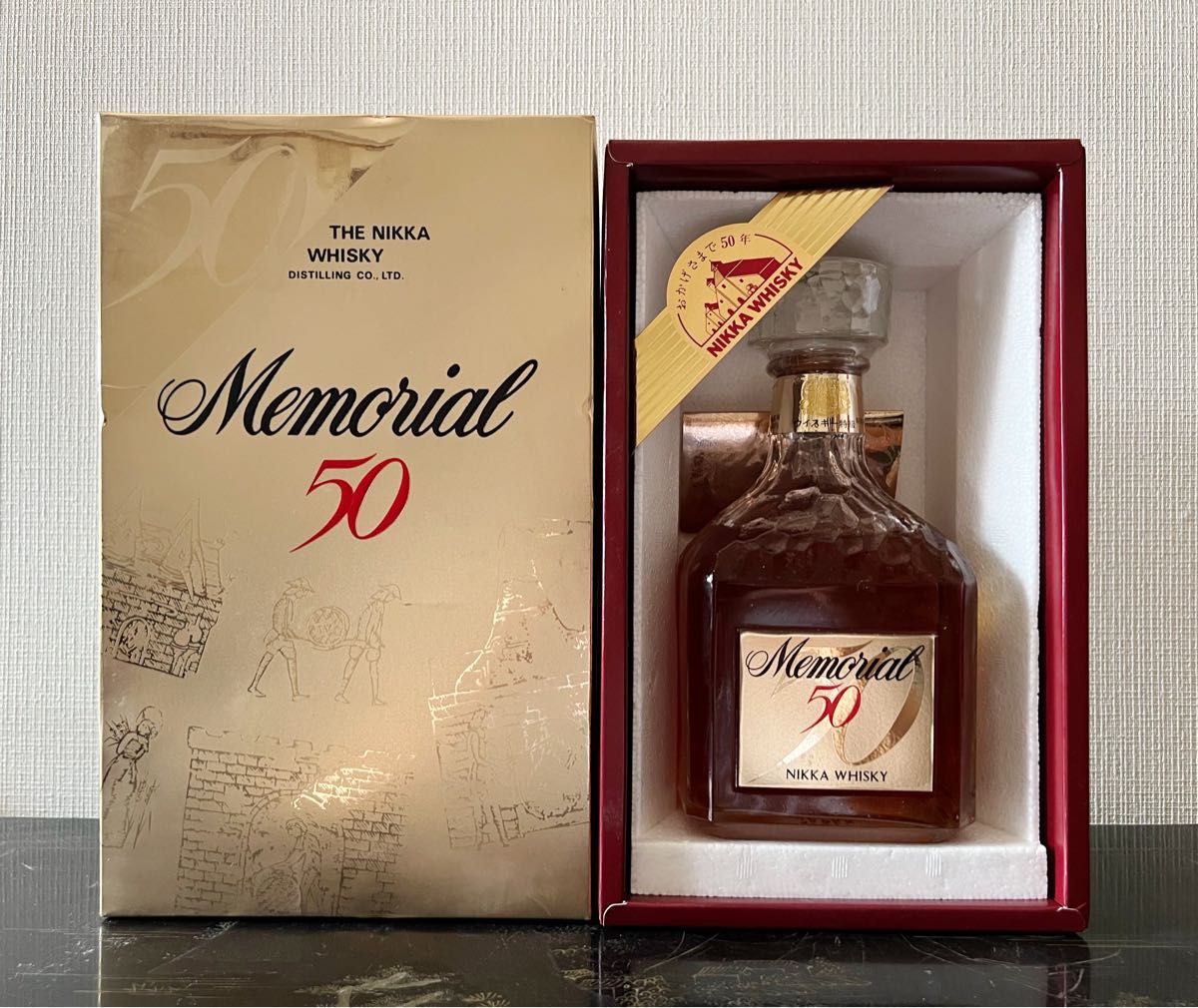 未開栓古酒ニッカ ウイスキー特級50周年記念ボトルMemorial 50 未開栓古酒ニッカ ウイスキー特級50周年記念ボトルMemorial 50