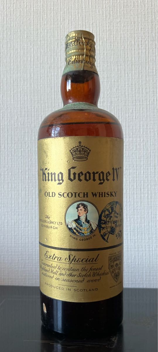 希少品 未開栓古酒 キングジョージⅣ スコッチ　ウイスキーKing George old Scotch Whisky