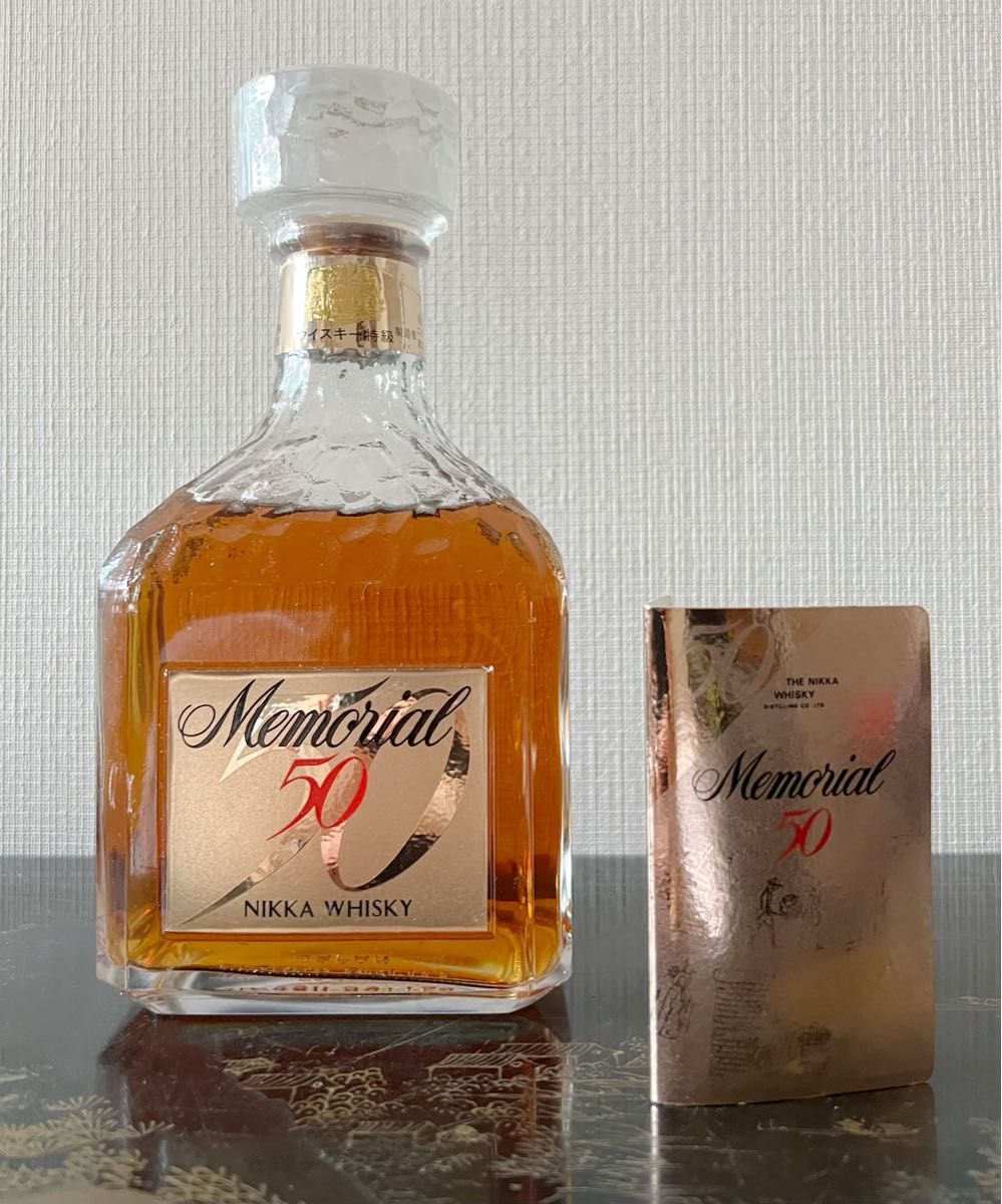 未開栓古酒ニッカ ウイスキー特級50周年記念ボトルMemorial 50 720ml箱付き NIKKA WHISKY