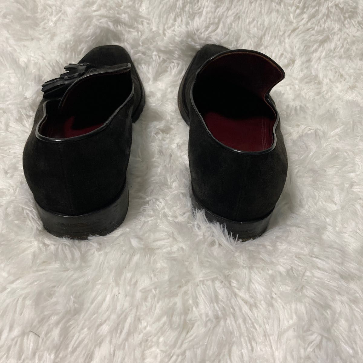 セリーヌ CELINE ローファー スエッド タッセル レザー|PayPayフリマ
