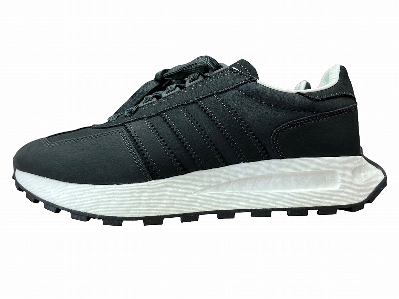 送無 新品 adidas アディダス 22AW GW6783 RETROPY E5 レトロピー 70s BOOST ミッドソール 本革 ヌバック レザー スニーカー 黒 27.0 ④_画像6