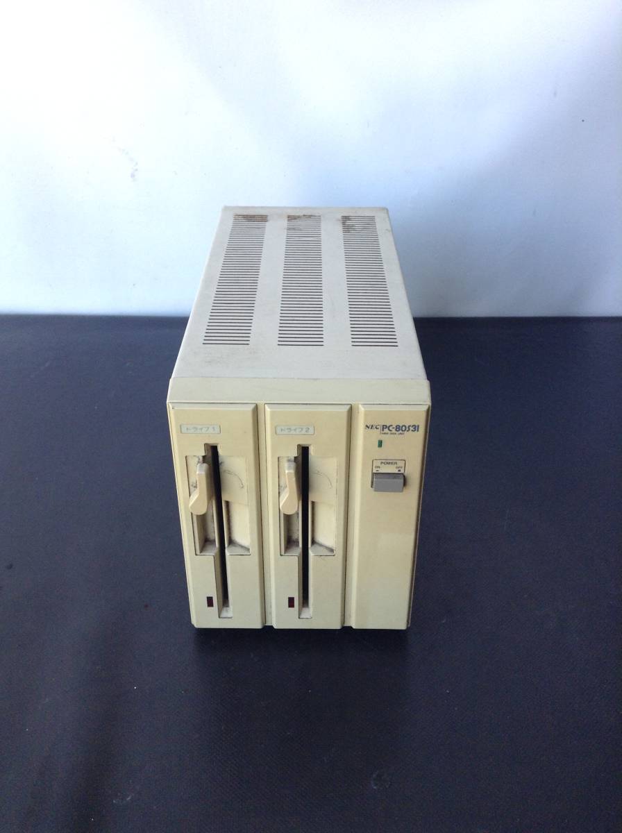 N7860NEC Mini диск единица установленный снаружи 5 дюймовый FD Drive PC-80S31/PC-8088 Showa Retro [ Junk ]