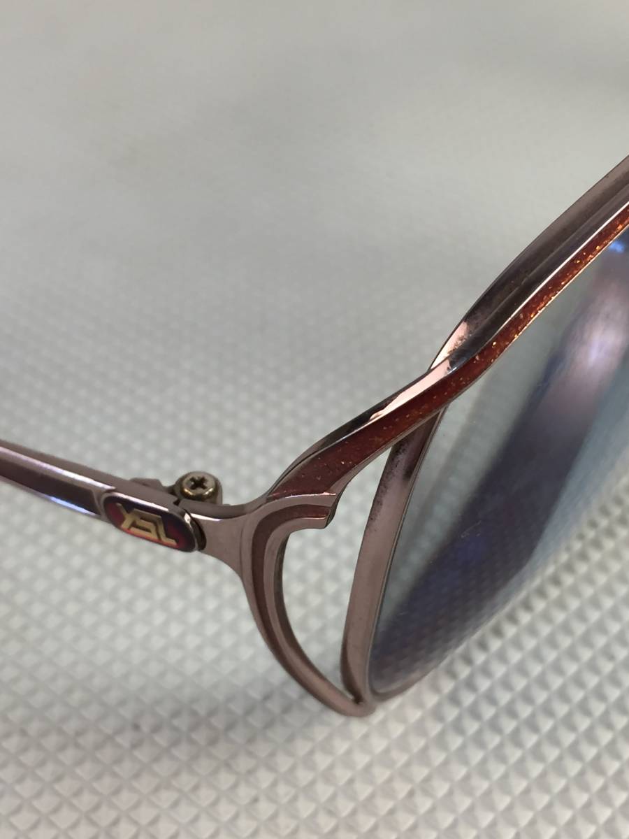 A7641○YVES SAINT LAURENT イヴ・サンローラン YSL 眼鏡 メガネ めがね 76E 56□15 30-6632 中古 【未確認】_画像9