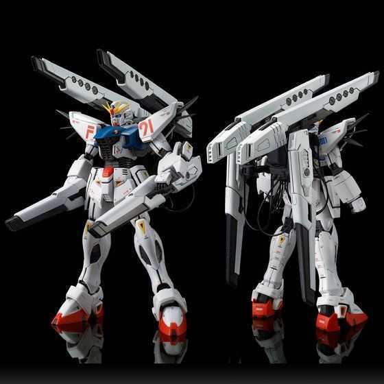 プレミアムバンダイ限定　ＭＧ 1/100 ガンダムＦ９１ Ｖｅｒ．２．０ バックキャノン装着型 ＆ ツイン・ヴェスバー装着型 内袋未開封未組立_画像2