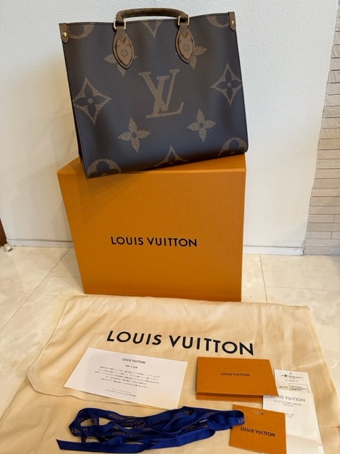 美品◆ Louis Vuitton ルイヴィトン オンザゴーMM ★ リバース　ハンドバッグ トートバッグ モノグラムMM M45321 人気商品◆