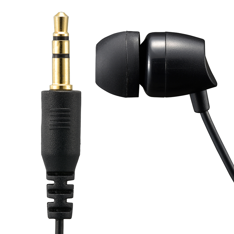 AudioComm 片耳テレビイヤホン ステレオミックス 耳栓型 3m｜EAR-C232N 03-0447 オーム電機の画像1