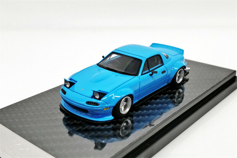 正式的 ロードスター マツダ 1/64 Model YM NA リトラパーツ付き 水色