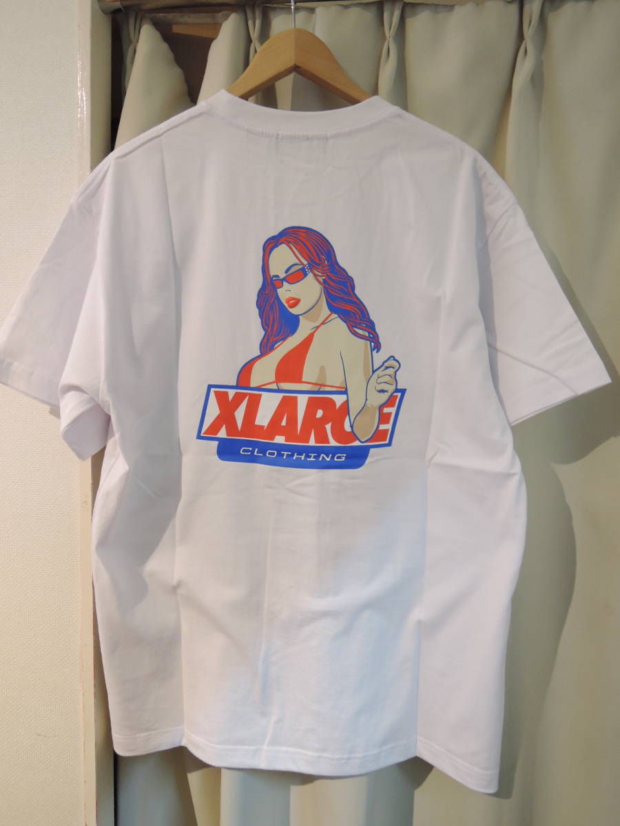  X-LARGE XLARGE エクストララージ VENICE BEACH S/S TEE 白 Mサイズ 人気品　 送料\230～_画像1