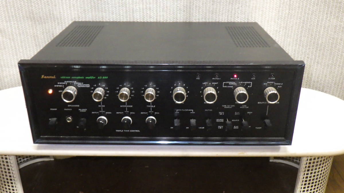 Yahoo!オークション - SANSUI AU-999 ステレオアンプ サンスイ 山...