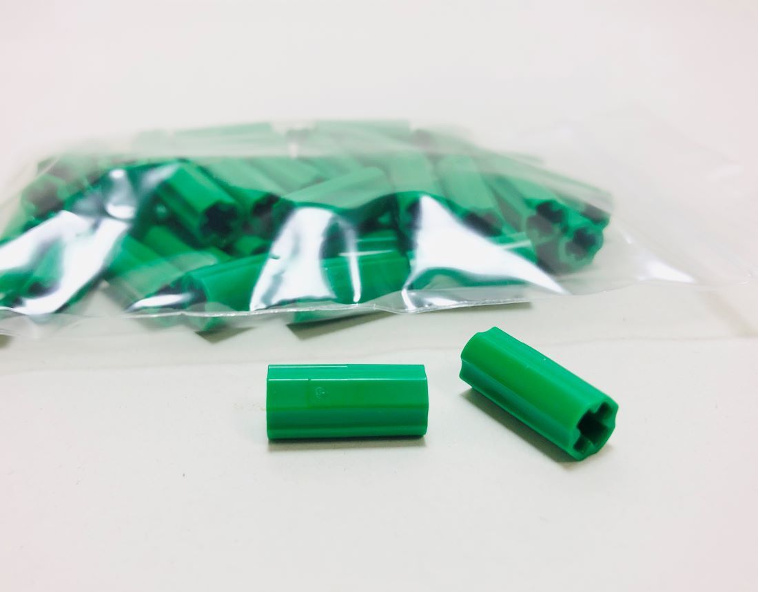 【新品未使用】レゴ LEGO テクニック 軸コネクター グリーン 50個の画像1