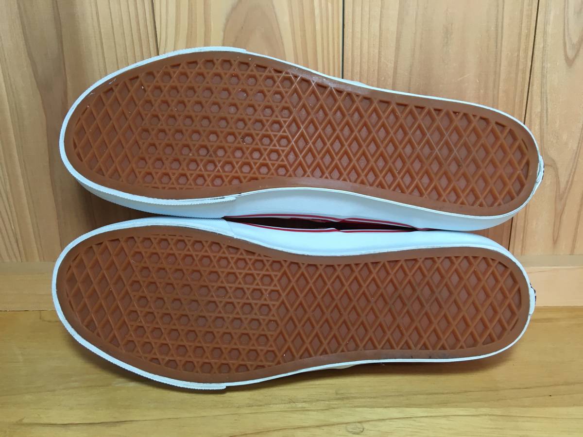 ★VANS バンズ 国内企画 ERA エラ 赤×白 チェッカー 27.5cm Used 検 スニーカー スリッポンオールドスクール sk8 ハーフキャブ_画像2