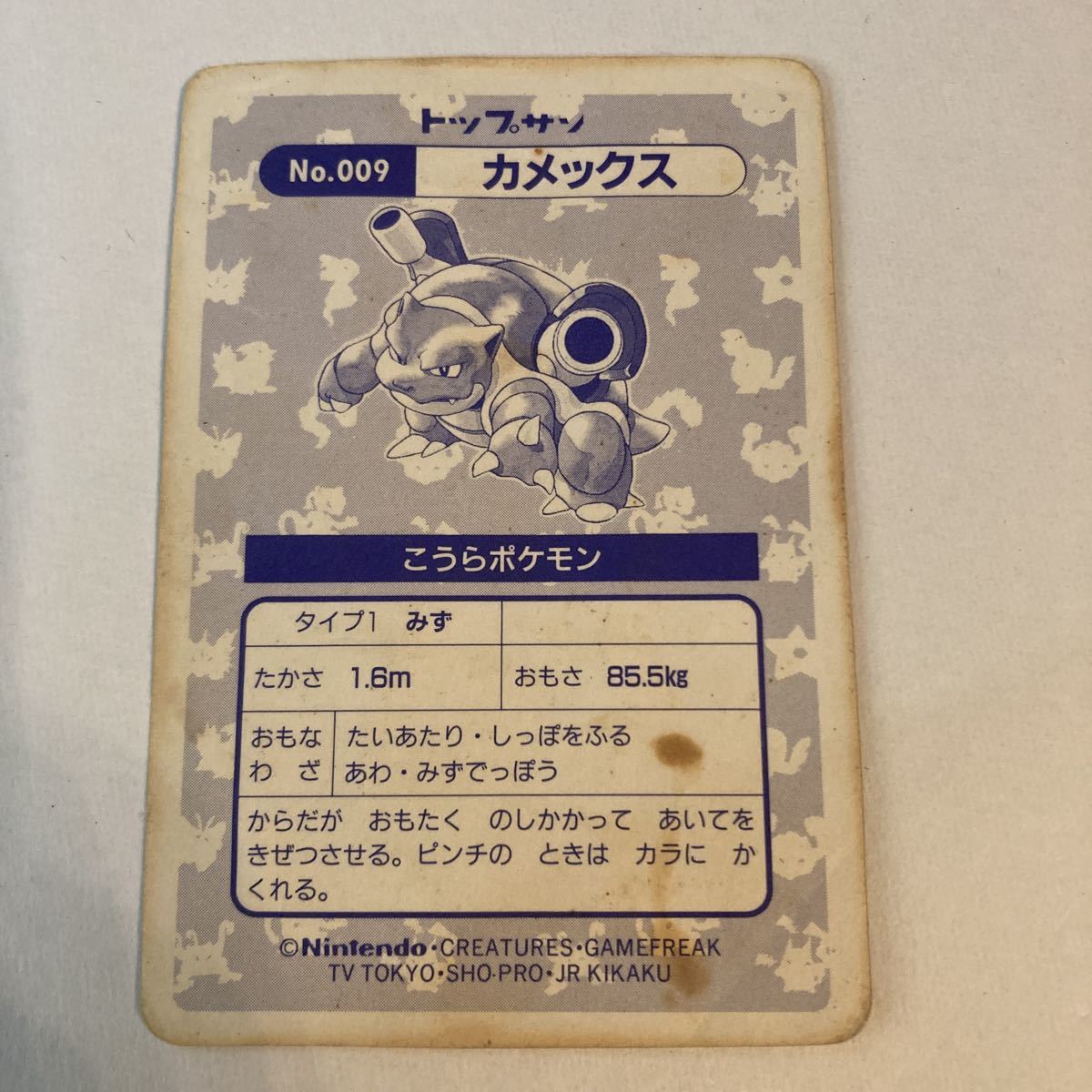 レア トップサン ポケモンカード カメックス シール キラカード