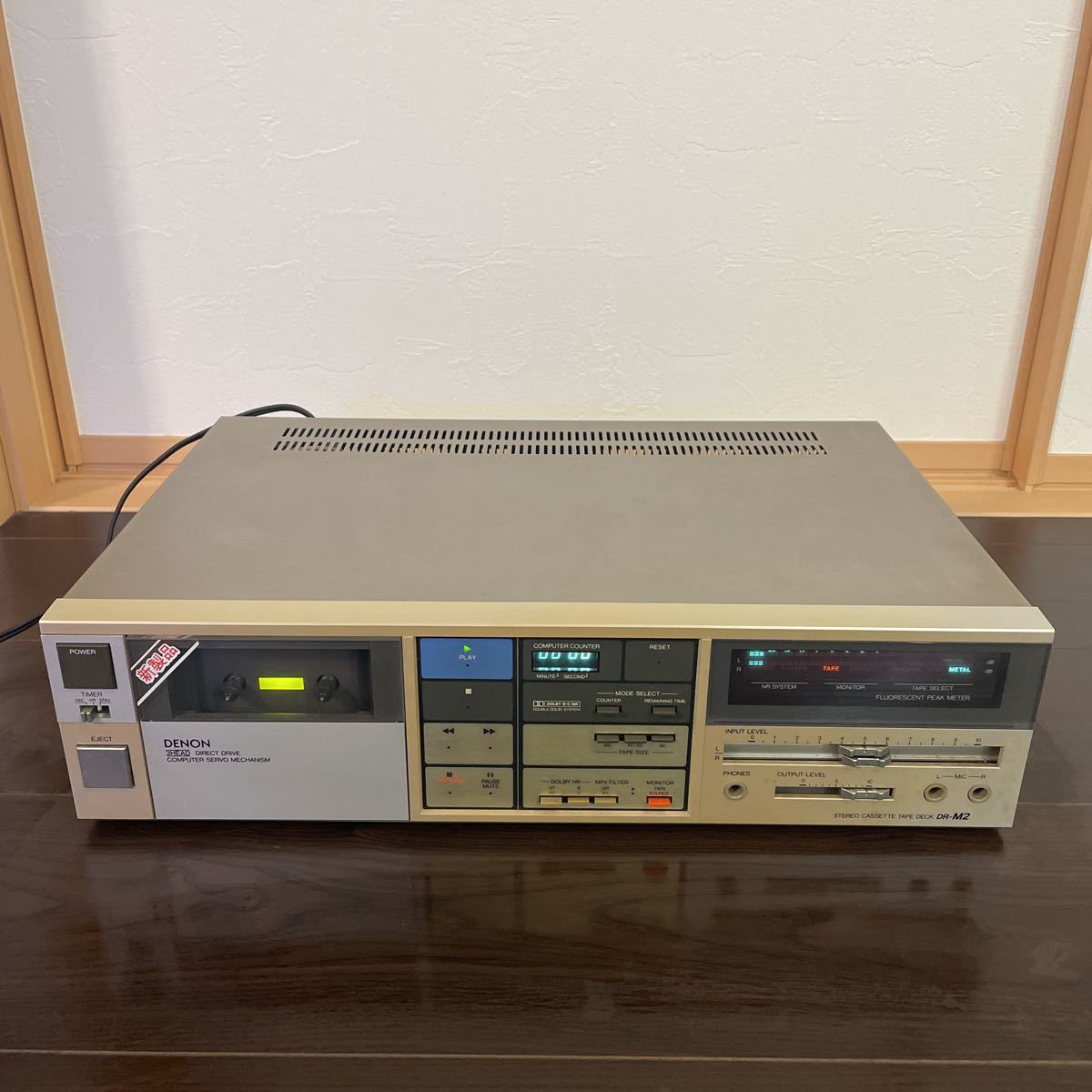 DENON デノン カセットデッキ DR-M3 カセットテープデッキ 通電OK