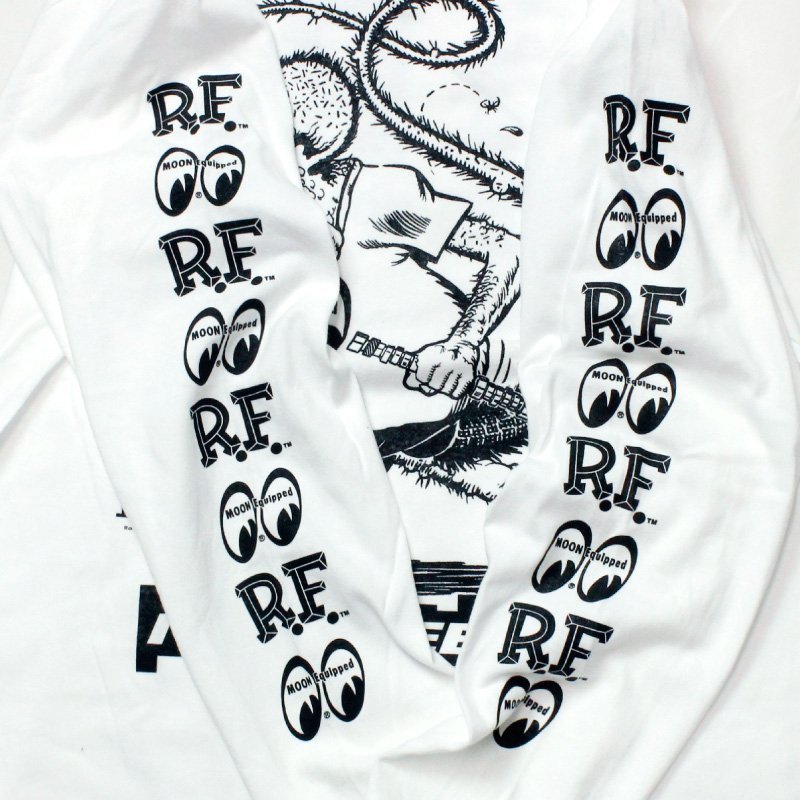 新品 Ratfink ラットフィンク ロンT 長袖Tシャツ ロングスリーブ プリントT ローブロー ホットロッド hotrod ホワイト 白 M_画像3