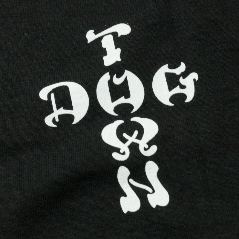新品 DOGTOWN ドッグタウン Tシャツ USA企画 アメリカ製 ブルドッグクロス OG BULL DOG 70S 西海岸 オールドスケート 黒 ブラック M_画像4