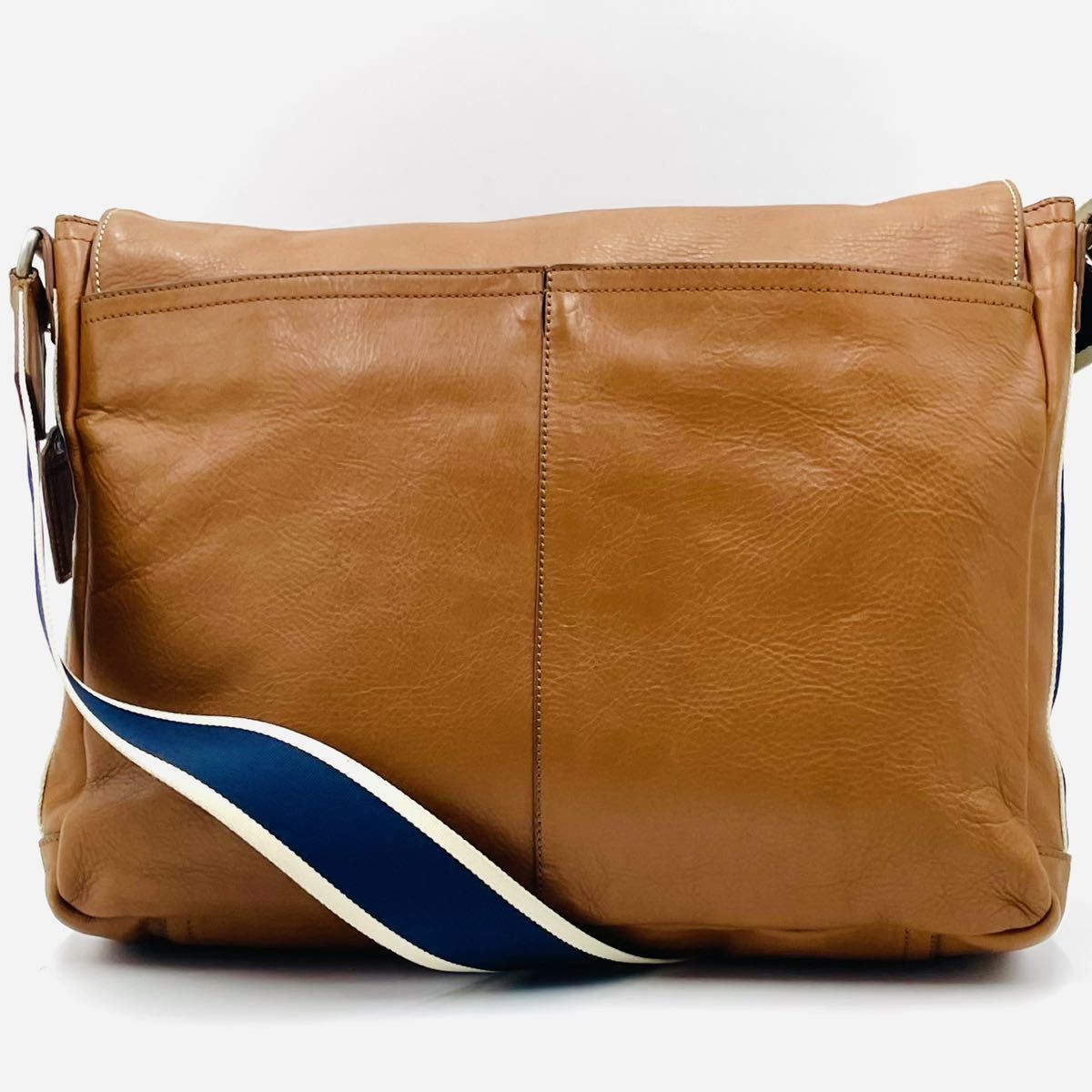 1円〜【極上美品】定価10万円 コーチ COACH ショルダーバッグ
