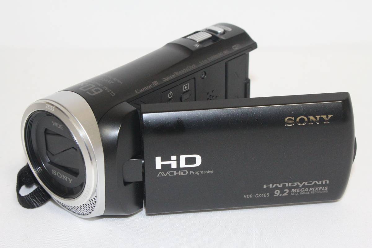 ソニー SONY ビデオカメラ HDR-CX485 32GB 光学30倍 ブラック Handycam