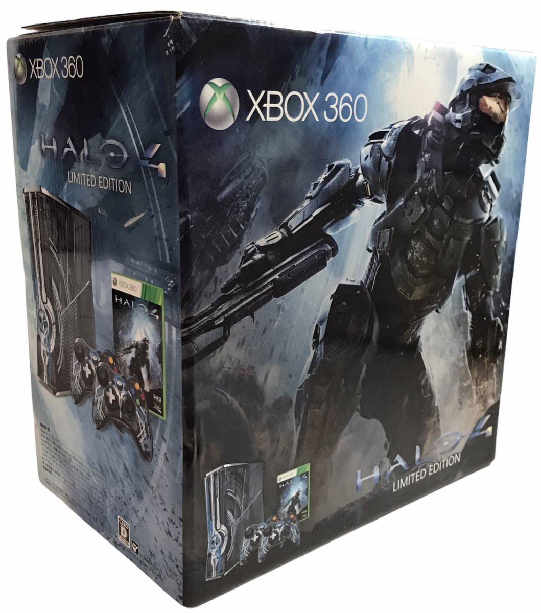 美品　Xbox 360 本体　ヘイロー　 320GB Halo 4 リミテッド エディション