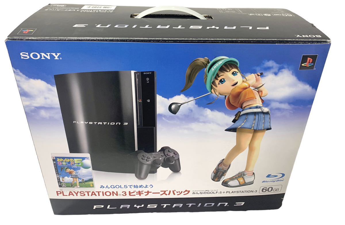 いラインアップ デッドストック 極美品 ps3 本体 60gb ビギナーズ