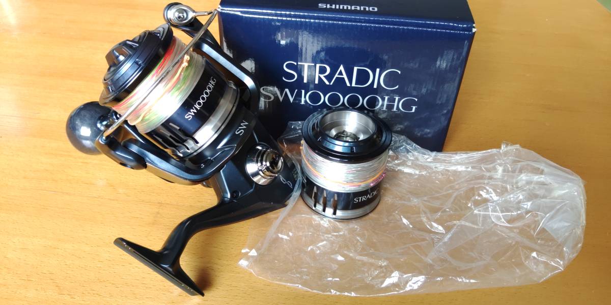 シマノ ストラディックSW10000HG used状態良好 スペアスプール付き