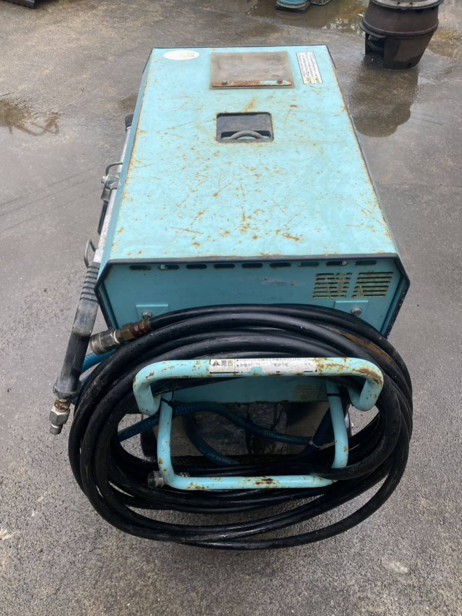  Miyagi prefecture exhibition Tsurumi factory engine type high pressure washer HPJ-550WE power 4.9MPa engine high pressure washer receipt limitation (pick up) 100 kilo within our company distribution free postage 
