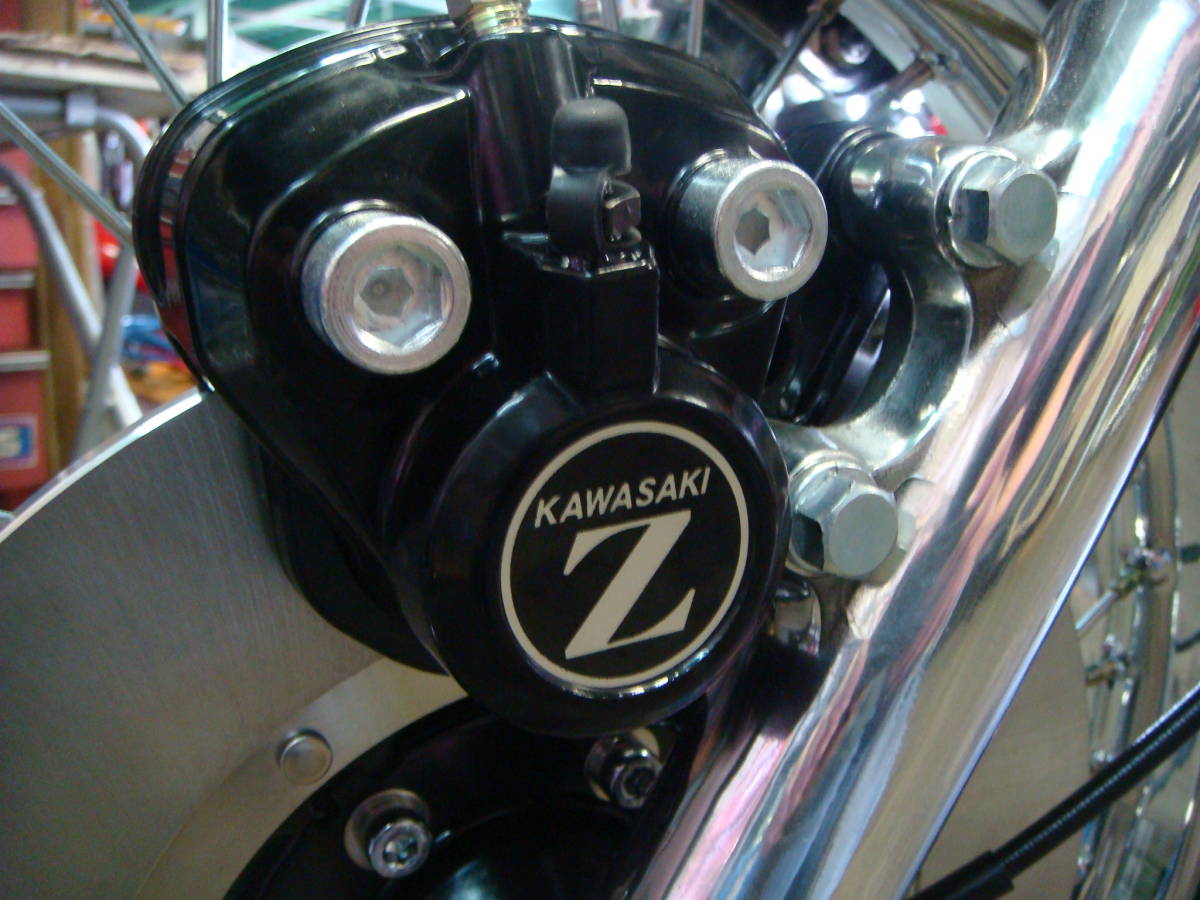 新品 Z1 Z2 純正 キャリパー用  カスタム ステッカー   (Z750/Z900/RS/ZⅠ/ZⅡ/当時物の画像5