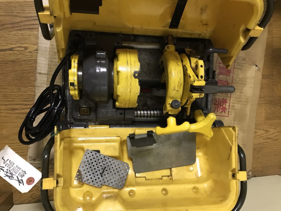 中古品REX レッキスパイプマシンねじ切り機Rexstar 25 S25AⅢ 中古品REX レッキスパイプマシンねじ切り機Rexstar 25 S25AⅢ